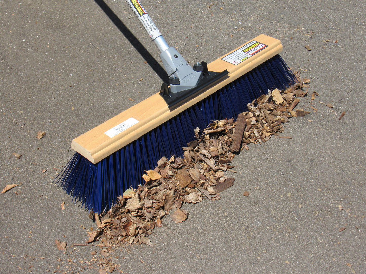 24" Big Mama Extra Coarse Push Broom (6 Pack) - FlexSweep