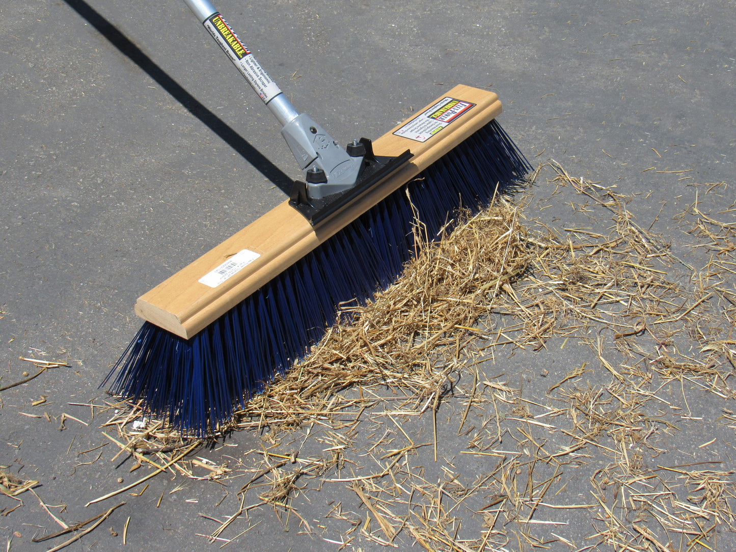 24" Big Mama Extra Coarse Push Broom (6 Pack) - FlexSweep