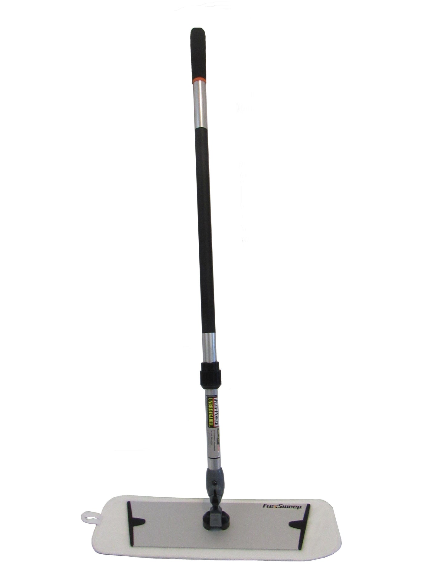 Easy-Clean™ Snap-On™ 18" Flat Mop Set with Aero-Aluminum Adjustable Handle (4 Pack) - FlexSweep