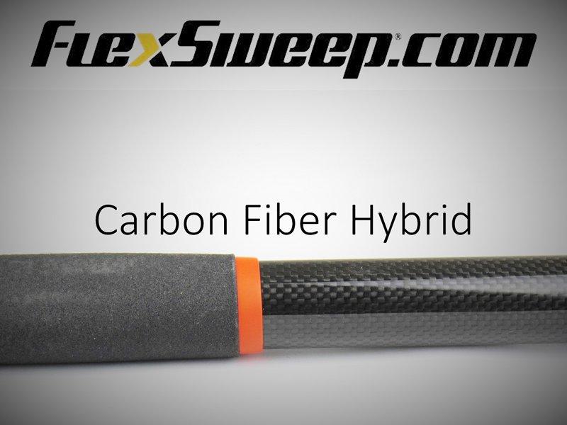 TG10 Carbon Fiber/Aero-Aluminum Telescopic Handle for Easy-Clean™ Snap-On™ Flat Mops and Scrub Brushes (4 Pack) - FlexSweep