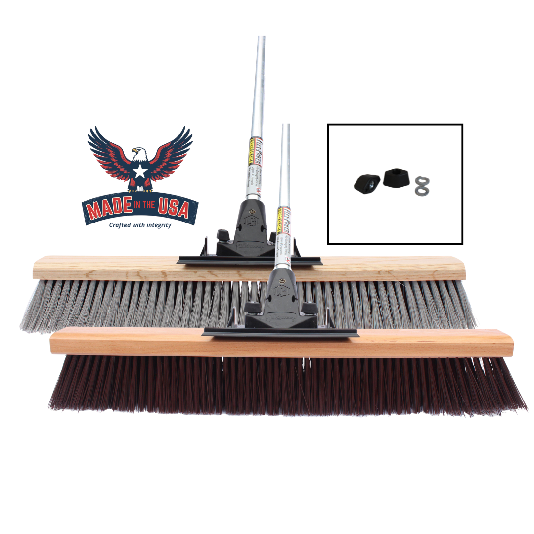 FlexSweep 24" Pro Pack – Custom 2-Pack Push Broom Set