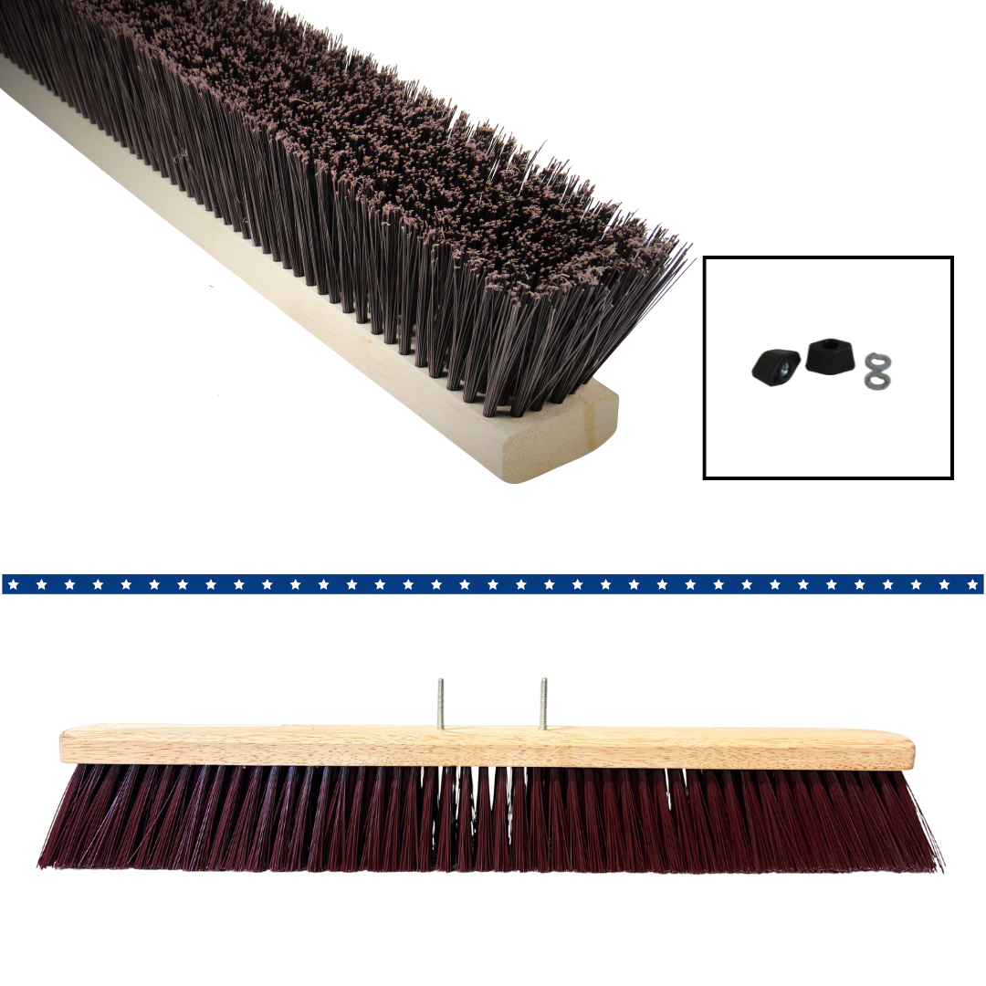24″ Coarse Broom Block - FlexSweep