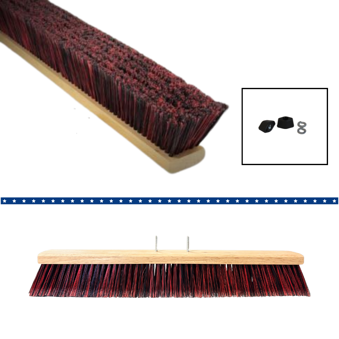 24″ Fine Broom Block - FlexSweep