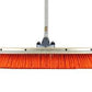 30″ Coarse Safety Orange Push Broom (6 Pack) - FlexSweep