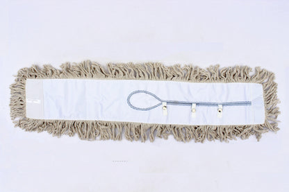 36” Closed Loop Cotton Dust Mop Heads (6 Pack) - FlexSweep