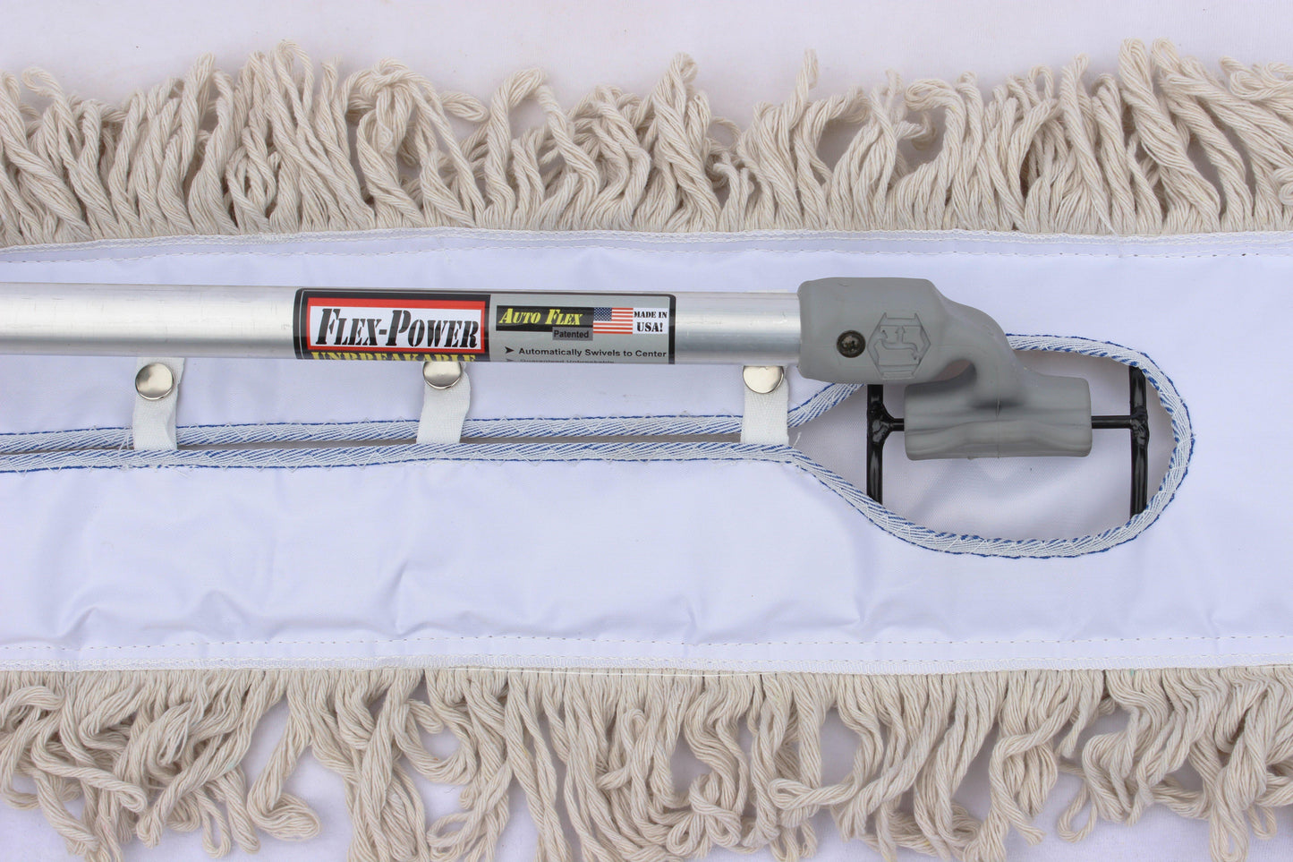 36” Closed Loop Cotton Dust Mop Heads (6 Pack) - FlexSweep