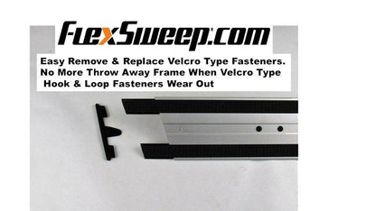 9″ Microfiber Flat Mop Frame (4 Pack) - FlexSweep