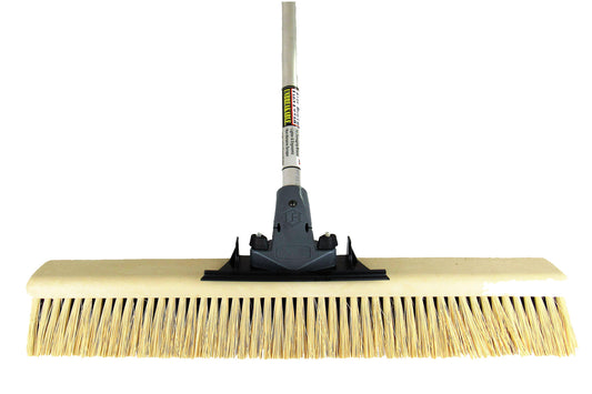 Food Industry Compliant 24″ Medium Foam Push Broom (6 Pack) - FlexSweep