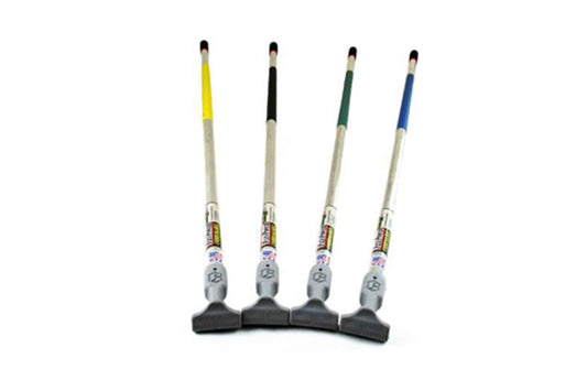 TG8 Food Industry Compliant Colored Handles for Dust Mop (6 Pack) - FlexSweep